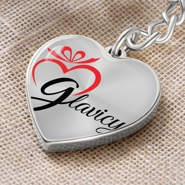 Heart Keychain Engrave Name up sales